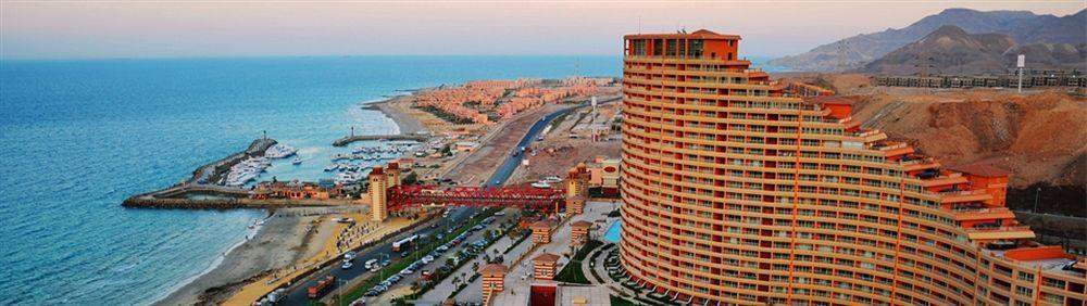 Porto Sokhna Pyramids Apartments Powered By Amer-Group Family Only ไอน์ ซกนา ภายนอก รูปภาพ
