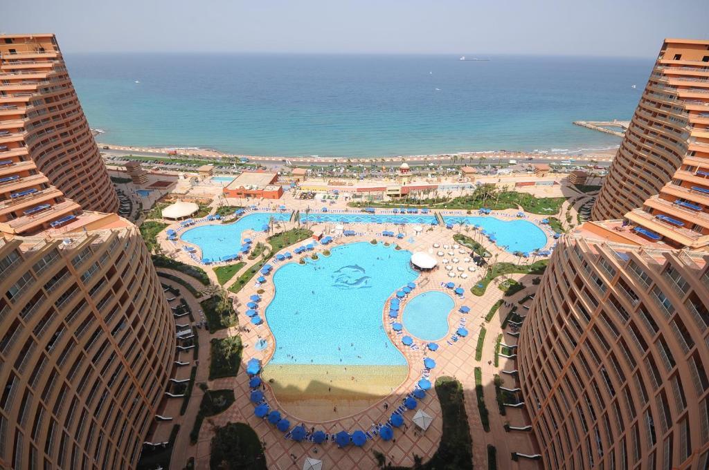 Porto Sokhna Pyramids Apartments Powered By Amer-Group Family Only ไอน์ ซกนา ภายนอก รูปภาพ
